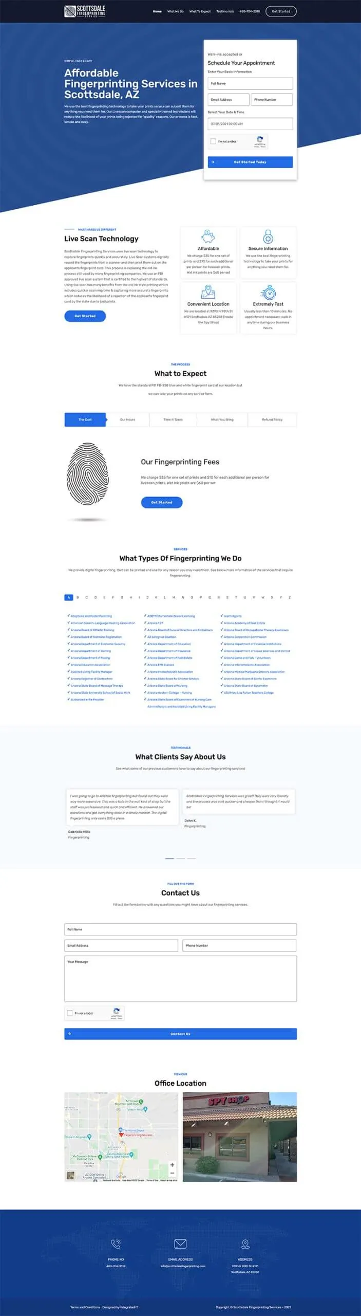 Scottsdale Fingerprinting
