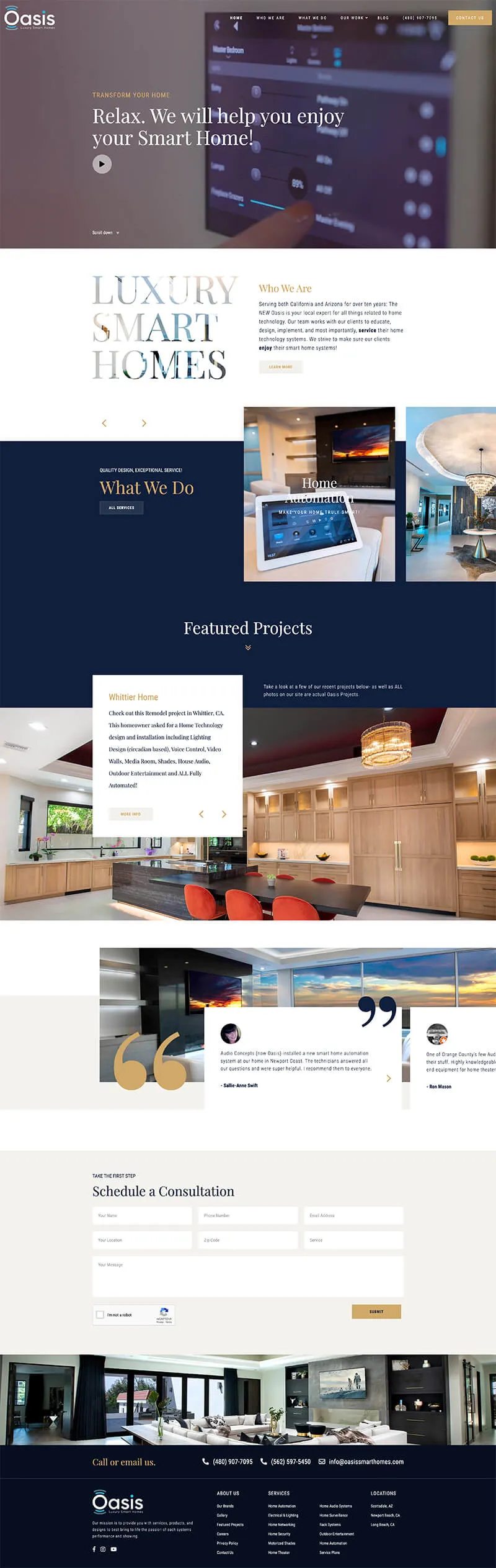 Oasis Luxury Smart Homes