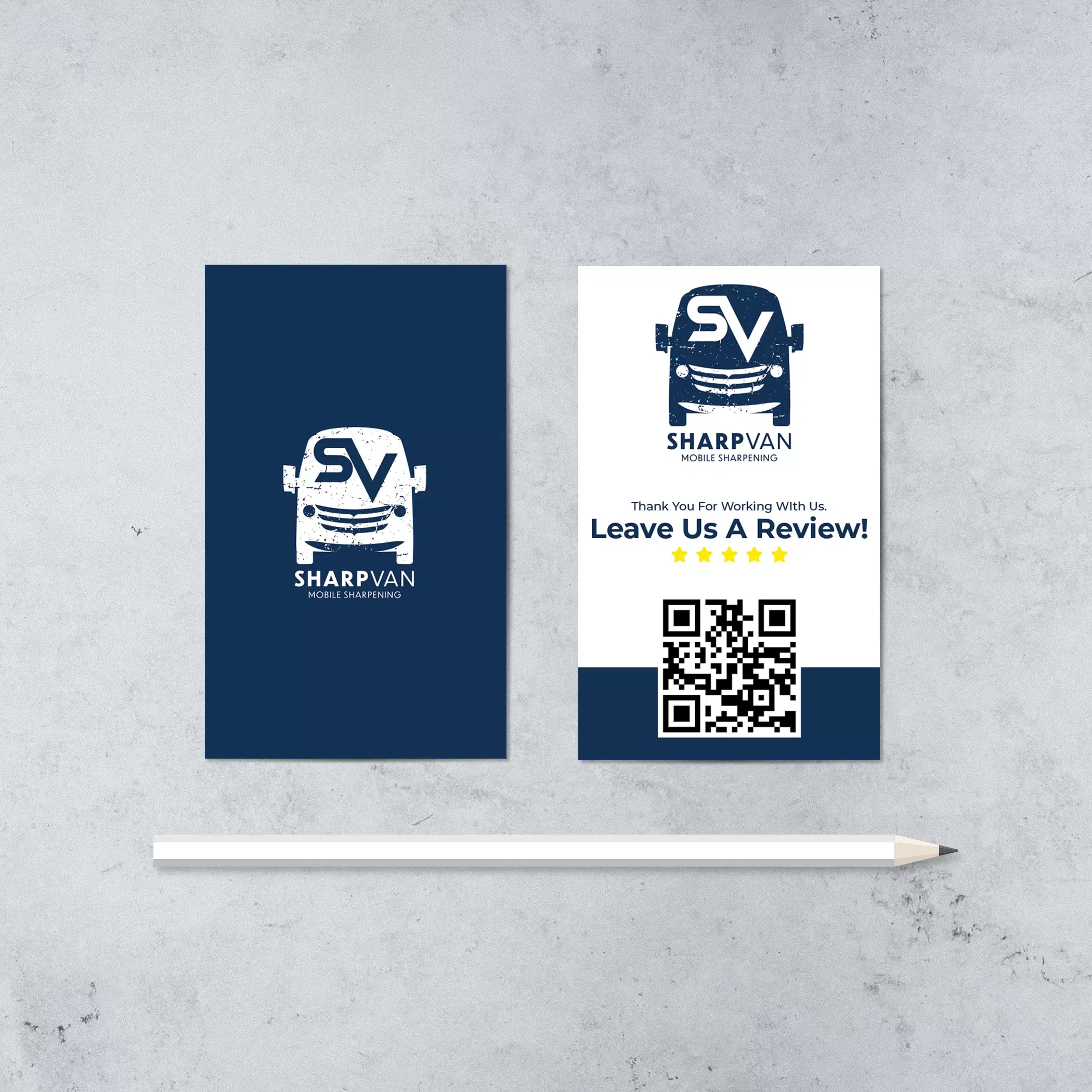 SharpVan Review Cards